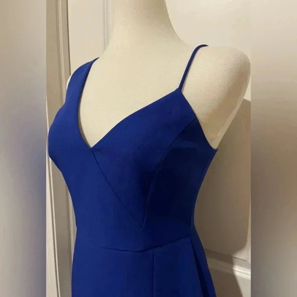 BCBG Maxazria Royal Blue Dress Size 6 - Picture 7 of 8
